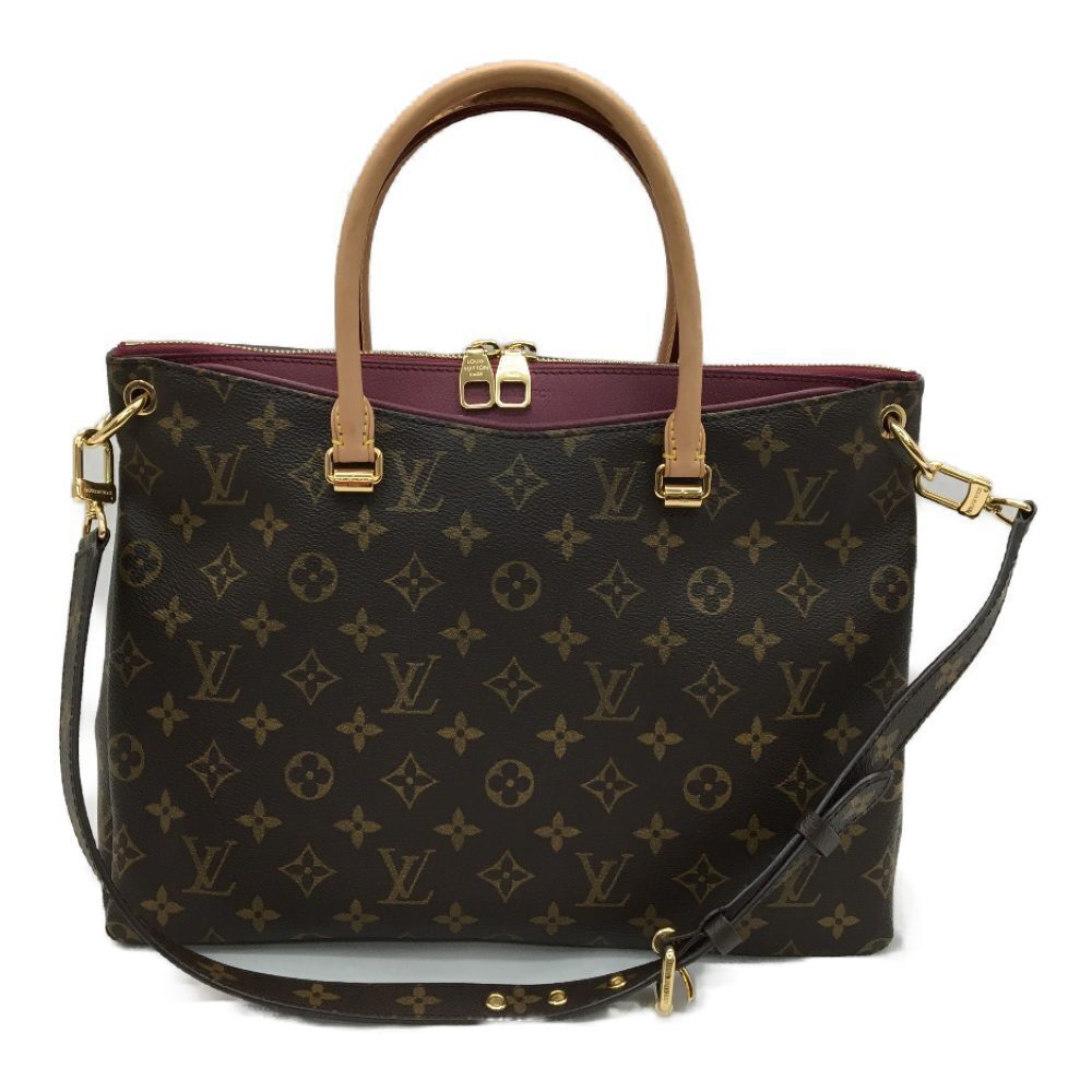 Louis Vuitton Monogram Pallas Aurore Bag Brown